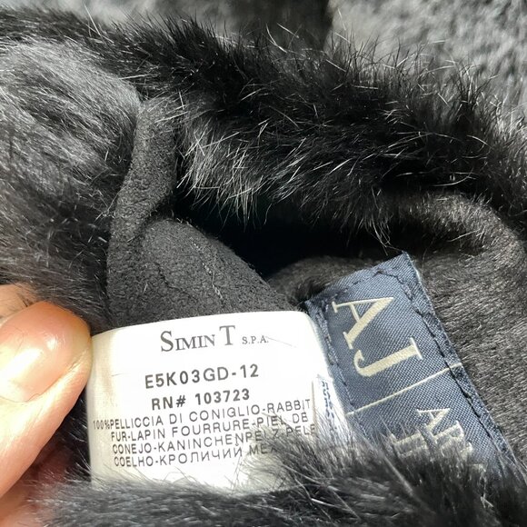 β¨ Armani Jeans Reversible Fur Coat β Size 8 β¨ - Picture 6 of 13